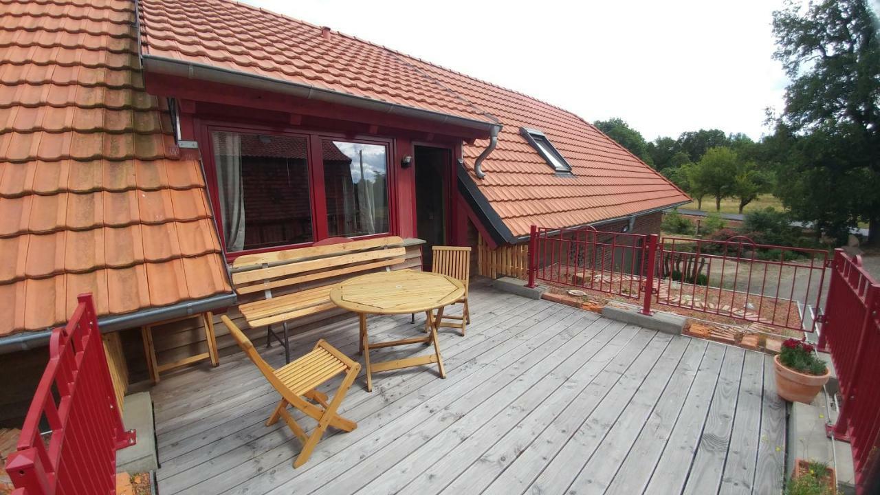 Ziegeleihof Inmitten Von Wiesen Und Waeldern Degenershausen Exterior foto